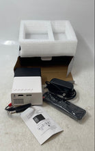 Load image into Gallery viewer, White Black 1080p Mini LED Projector With Box And Accessories Not Tested
