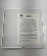 Load image into Gallery viewer, Pavilion Limited Glass Chess Set Clear Frosted Elegant Collectible Board Game

