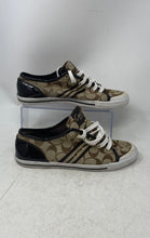 Load image into Gallery viewer, Coach Womens Folly Brown Beige Signature Print Sneaker Shoes Size 9B
