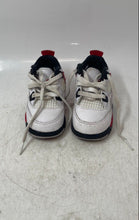 Load image into Gallery viewer, Nike Kids Air Jordan 4 Retro BQ7670-161 White Red Black Sneakers Shoes Size 7C
