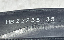 Load image into Gallery viewer, Stuart Weitzman Womens Black Leather Slip-On High Block Pump Heels Size 35
