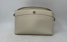 Load image into Gallery viewer, Nanette Lepore Womens Beige Pebbled Leather Adjustable Strap Crossbody Handbag
