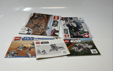 Load image into Gallery viewer, Lot Of 5 Pcs Assorted Lego Star Wars Mixed Variety Instruction Manuals Age 3+
