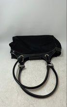 Load image into Gallery viewer, BCBGirls Womens Black Monogram Double Handle Inner Pockets Large Shoulder Bag
