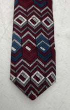 Load image into Gallery viewer, Stafford Mens Multicolor Geometric Silk Adjustable Pointed Tie One Size
