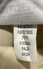 Load image into Gallery viewer, Banana Republic Womens Beige Pleated Back Zip Wide-Leg Trouser Pants Size 4
