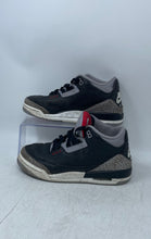 Load image into Gallery viewer, Nike Boys Air Jordan 3 Retro DM0967-010 Black Gray Sneaker Shoes Size 6.5Y
