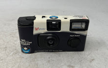 Load image into Gallery viewer, Walgreens White Black 35mm Auto Exposure Single Use Camera With Flash No Tested

