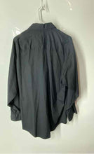 Load image into Gallery viewer, Kenneth Cole Mens Black Long Sleeve Collared Dress Shirt Size 16.5 32-33
