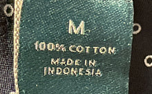 Load image into Gallery viewer, Perry Ellis Mens Blue Printed Cotton Button-Up Shirt Size Medium
