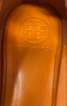 Load image into Gallery viewer, Authentic Tory Burch Womens Burnt Orange Ballet Flats Size 7.5 M Damaged
