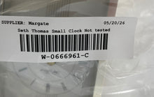 Load image into Gallery viewer, Seth Thomas Cherish II 248 Quartz Coachlight Small Mantle Clock Not Tested
