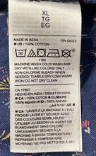 Load image into Gallery viewer, Old Navy Womens Blue Floral Cotton Long Sleeve Button-Up Shirt Size XL
