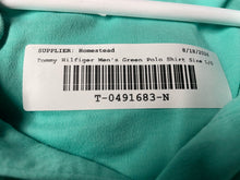Load image into Gallery viewer, Tommy Hilfiger Mens Green Short Sleeve Collared Polo Shirt Size L/G

