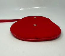 Load image into Gallery viewer, Giorgio Armani Beauty Womens Red Zipper Dome Wristlet Makeup Cosmetic Bag
