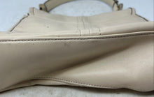 Load image into Gallery viewer, Karl Lagerfeld Womens Beige Leather Inner Pockets Travel Top Handle Handbag
