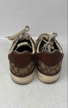 Load image into Gallery viewer, Coach Womens Clip G4967 Brown Canvas Lace-Up Low Top Sneaker Shoes Size 7B
