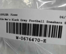 Load image into Gallery viewer, Nike Mens Tiempo Mystic FG 310115-002 Black Gray Lace-Up Soccer Cleats Size 7.5
