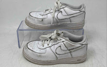 Load image into Gallery viewer, Nike Kids Air Force 1 06 314194-117 White Low Top Lace-Up Sneaker Shoes Size 10C
