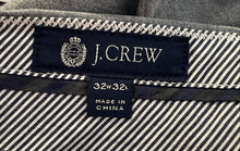 Load image into Gallery viewer, J.Crew Mens Gray Heather Flat Front Straight Leg Dress Pants Size 32x32
