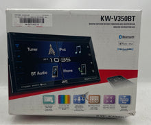 Load image into Gallery viewer, JVC KW-V350BT Black Silver Monitor With DVD Receiver Player Not Tested
