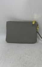 Load image into Gallery viewer, Joy Mangano Womens Periwinkle Gray Detachable Wrist Strap Wristlet Wallet
