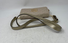 Load image into Gallery viewer, Badgley Mischka Womens Beige Quilted Detachable Strap Crossbody Bag
