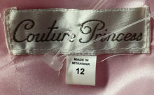 Load image into Gallery viewer, Couture Princess Girls Pink Collarless Back Zipper Formal Fit &amp; Flare Dress 12
