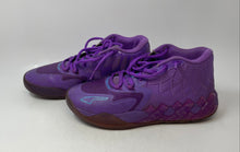 Load image into Gallery viewer, Puma Mens Lamelo Ball MB.01 Purple Lace-Up Low Top Running Shoes Size 10
