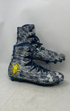 Load image into Gallery viewer, Under Armour Mens Highlight MC Blue Printed Lace-Up Football Cleats Size 15
