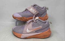 Load image into Gallery viewer, Nike Kids Team Hustle D12 Purple Orange Pink Lace-Up Sneaker Shoes Size 3.5Y
