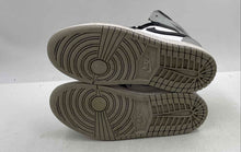 Load image into Gallery viewer, Authentic Nike Boys Air Jordan 1 Mid White Black Sneakers Shoes Size 3Y Worn
