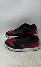 Load image into Gallery viewer, Nike Mens Air Jordan 1 Low 553558-067 Black Red Lace-Up Sneaker Shoes Size 9.5

