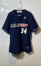 Load image into Gallery viewer, Adidas Mens Blue Calvary Flag Style Number #34 Baseball Jersey Size 42
