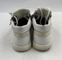 Load image into Gallery viewer, Authentic Giuseppe Zanotti Mens White Gray Sneaker Shoes Size EUR 40 Damaged
