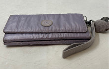 Load image into Gallery viewer, Kipling Womens Rubi Purple Inner Divider Charm Wristlet Wallet
