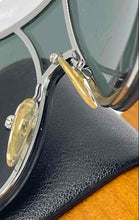 Load image into Gallery viewer, Authentic Giorgio Armani Women's Gunmetal Black Crystal Logo Shield Sunglasses
