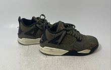 Load image into Gallery viewer, Nike Boys Air Jordan 4 Retro SE FB9929-200 Green Lace-Up Sneaker Shoes Size 1Y
