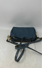 Load image into Gallery viewer, Fossil Womens Blue Inner Pocket Adjustable Strap Zipper Small Crossbody Purse
