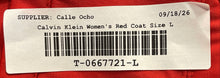 Load image into Gallery viewer, Calvin Klein Womens Red Long Sleeve Double-Breasted Peacoat Size Large
