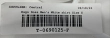 Load image into Gallery viewer, Hugo Boss Mens White Cotton Regular Fit Short Sleeve Polo Shirt Size Small
