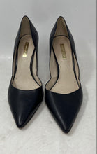 Load image into Gallery viewer, Louise Et Cie Womens Hermosah Black Leather Slip-On D'Orsay Heels Size 9W
