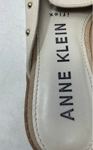 Load image into Gallery viewer, Anne Klein Womens Shea-S White Leather Slip-On Mule Sandals Size 7M
