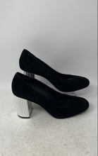 Load image into Gallery viewer, Michael Kors Womens Porter Black Suede Slip-On Pump Heels Size 8.5
