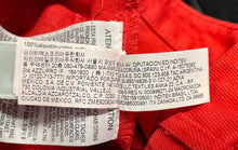 Load image into Gallery viewer, Zara Womens Red Flat Front Pockets Wide-Leg Cropped Pants Size XS
