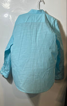 Load image into Gallery viewer, Alfani Mens Turquoise Long Sleeve Collared Pockets Button-Up Shirt Size L
