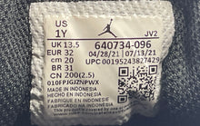 Load image into Gallery viewer, Nike Boys Air Jordan 1 Mid 640734-096 Black Gray White Sneaker Shoes Size 1Y
