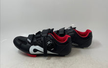 Load image into Gallery viewer, Peloton Unisex Black Red Leather Hook And Loop Cycling Shoes Size EUR 40
