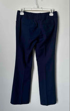 Load image into Gallery viewer, New York &amp; Company Womens Blue Flat Front Pockets Straight Leg Trouser Pants 0
