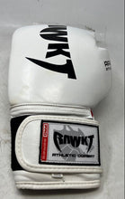 Load image into Gallery viewer, Rawkt Unisex Pro Series 2.0 White Athletic Combat Boxing Gloves Size 14oz
